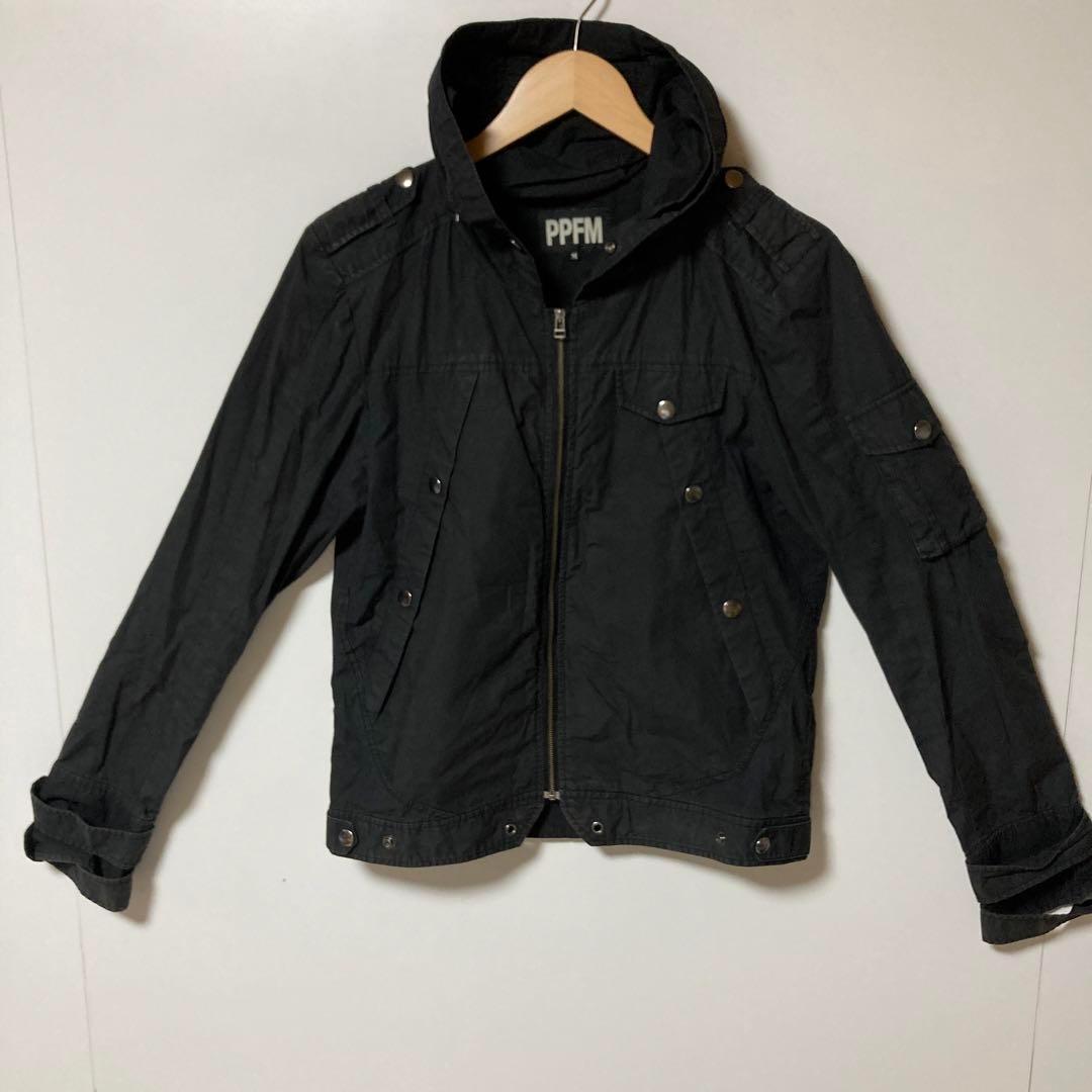 PPFM ブラック 3way モッズコート フード付き