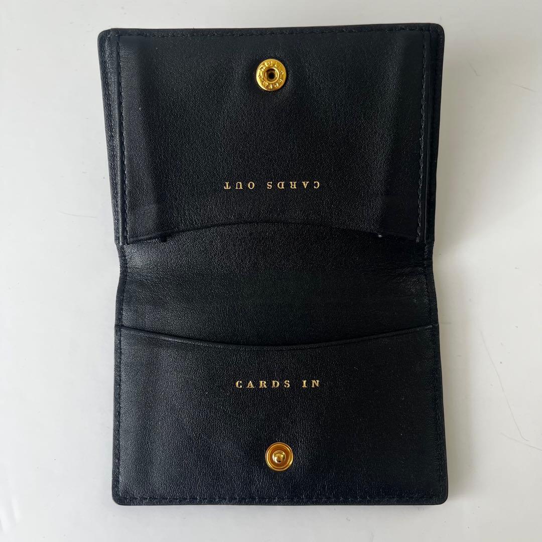 美品　Anya Hindmarch 黒 名刺入れ