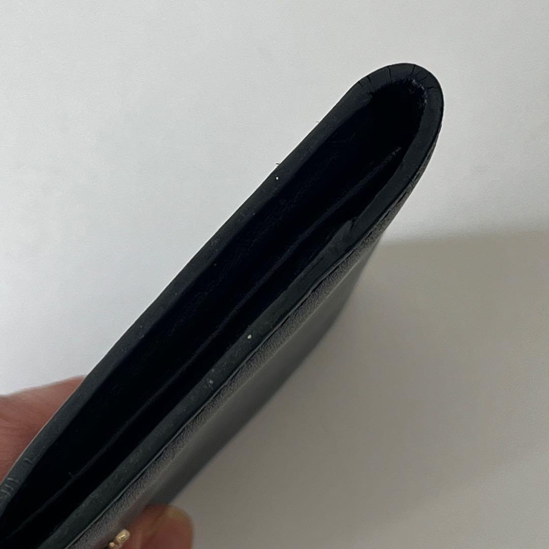 美品　Anya Hindmarch 黒 名刺入れ