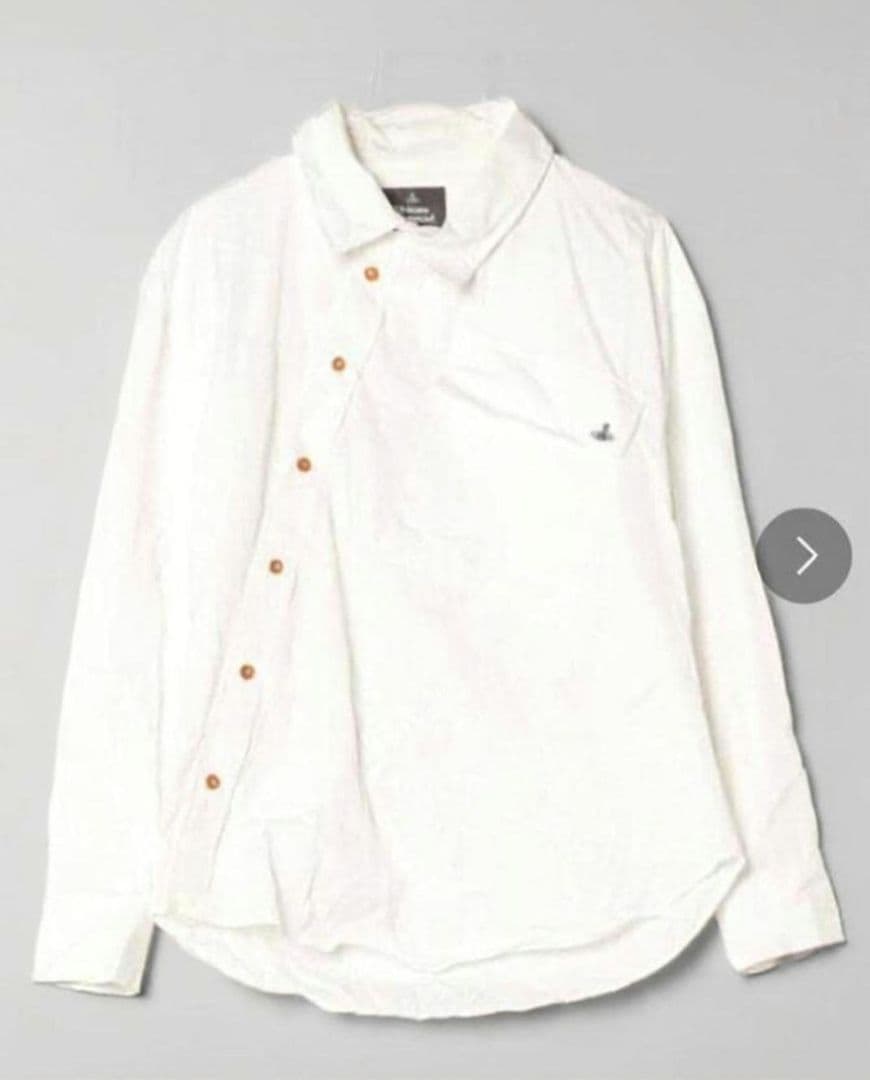 Vivienne Westwood MAN ねじれ アシンメトリーシャツ 46