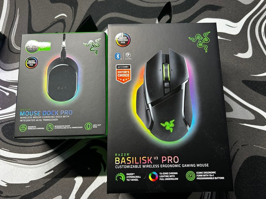 Razer Basilisk V3 Pro&Mouse Dock Proセット
