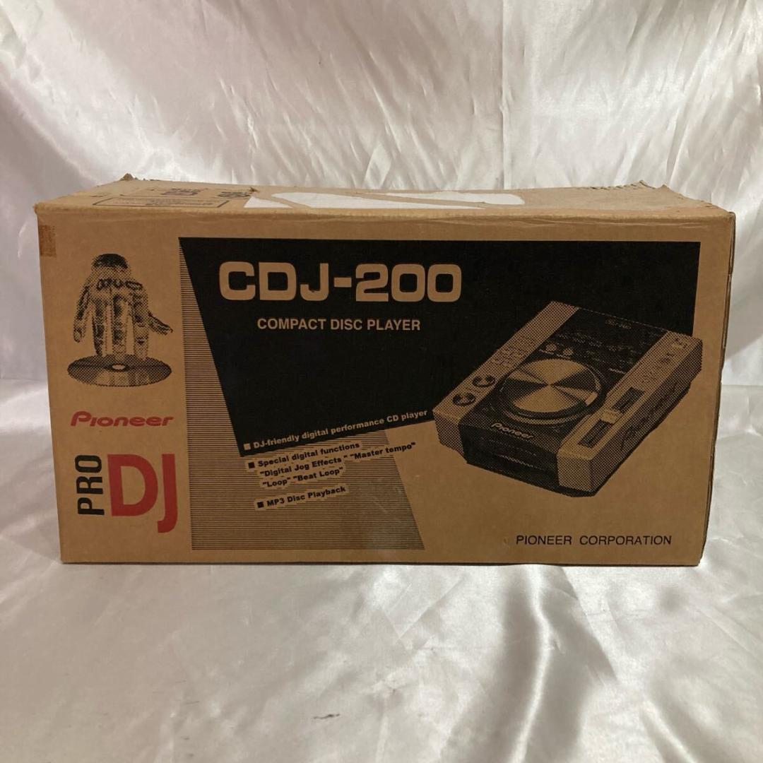 別注 CDプレイヤー パイオニアDJ CDJ 200 ターンテーブル ブラック