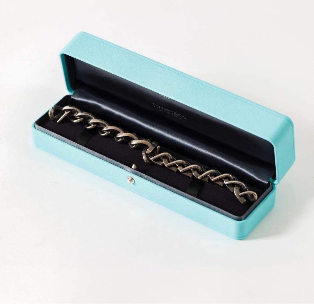 美品　TIFFANAY フォージ ラージリンク ブレス