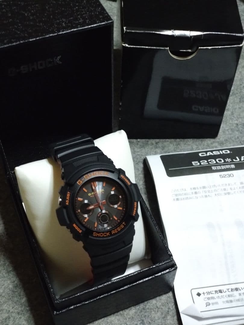 G-SHOCK(142) タフソーラー5230 AWG-M100SBR