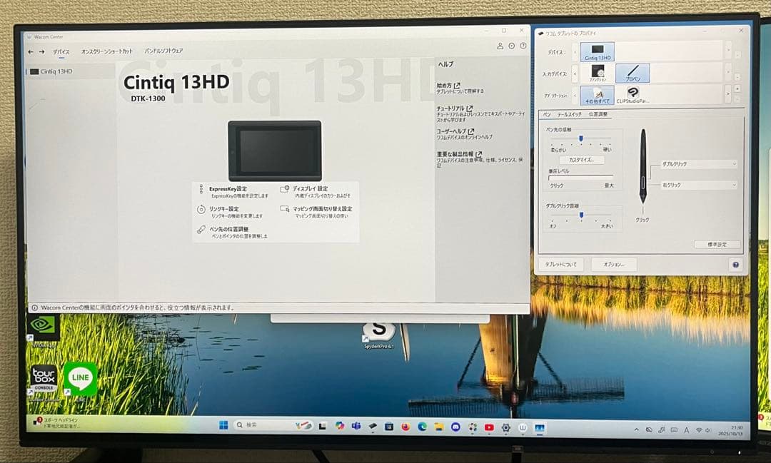 Wacom Cintiq 13HD 13.3型 DTK1301