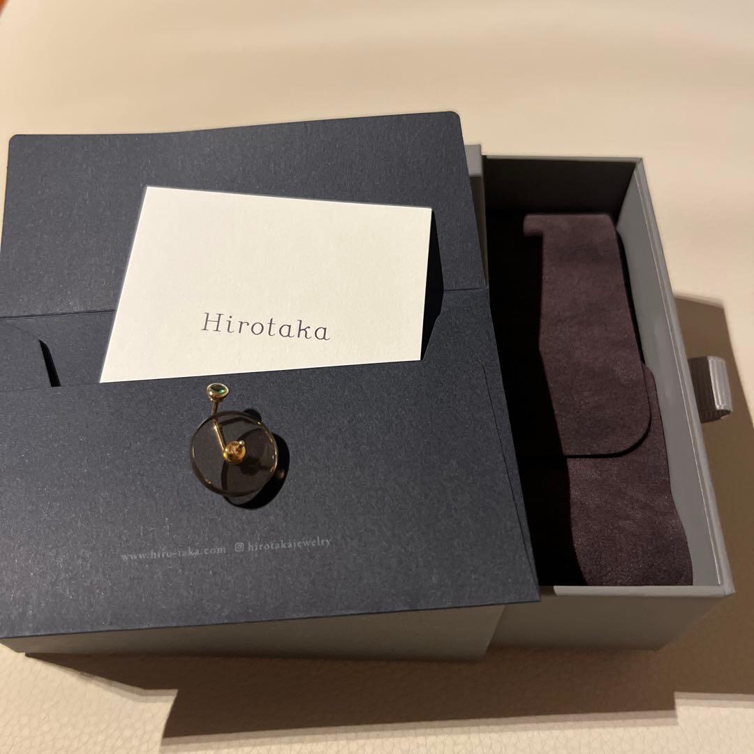 hirotaka ORBITAL グリーンガーネット ピアス