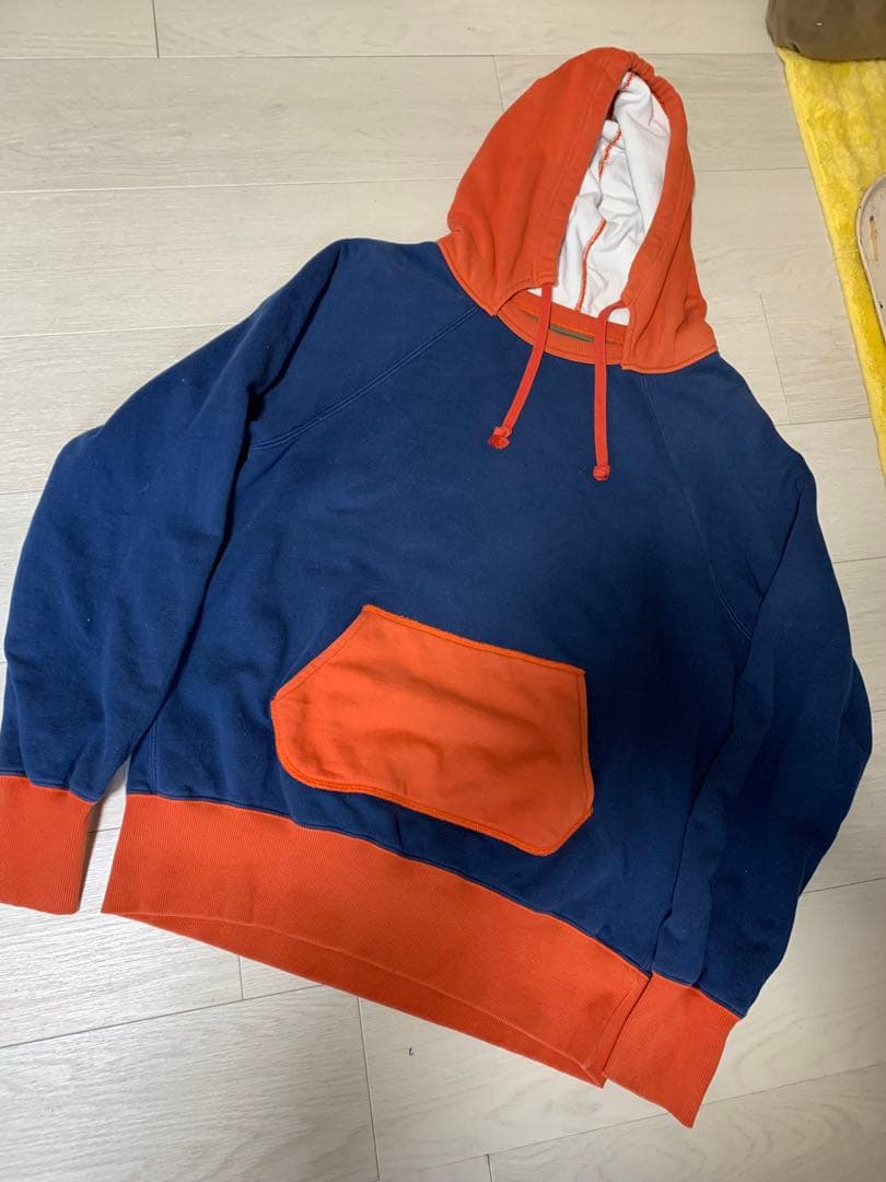 THREE FACE ダブルフェイス　後付けパーカー　L ウエアハウス