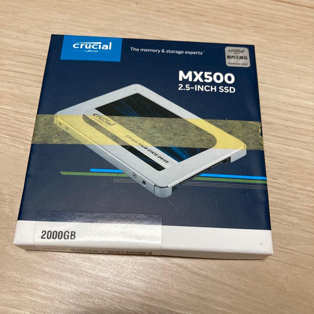 【未開封】Crucial SSD 2TB MX500