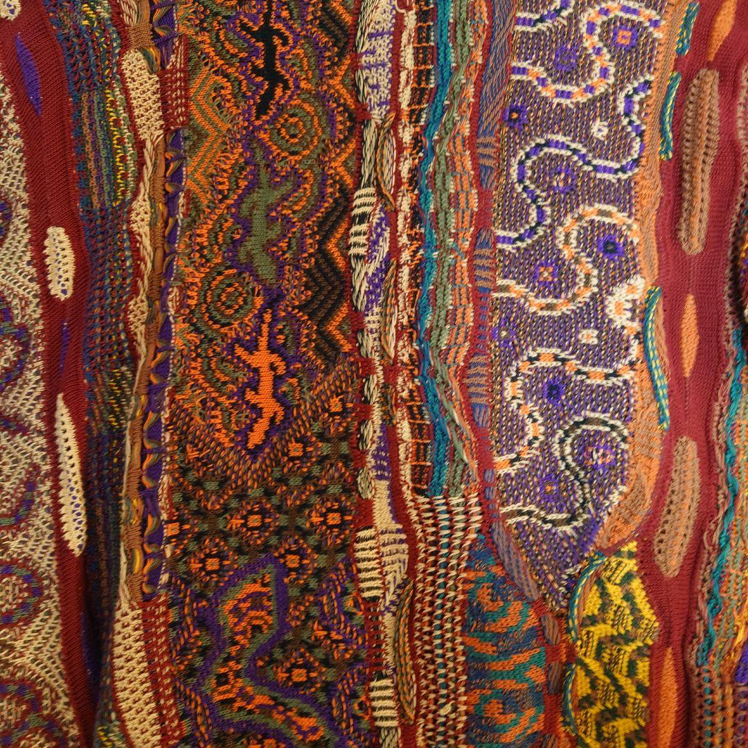 希少 レア coogi クージー 3D knit コットン オーストラリア製
