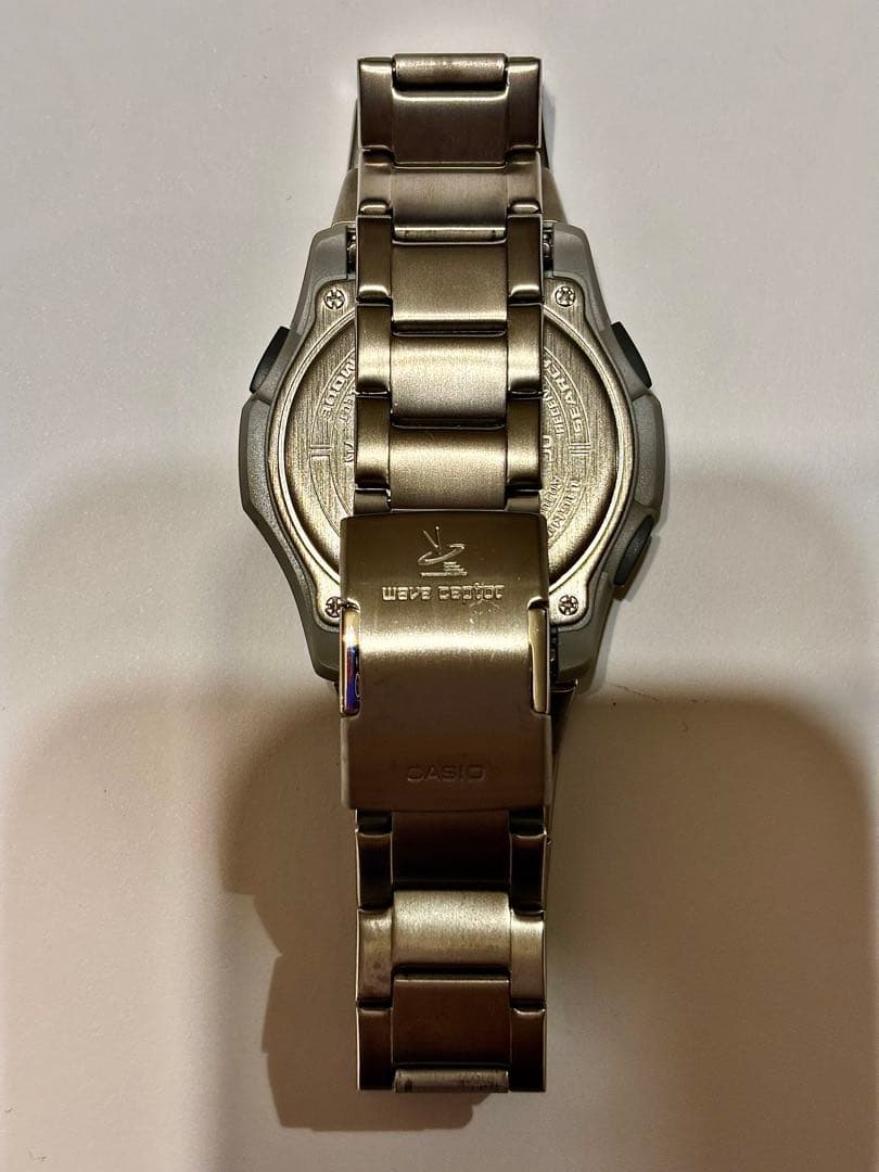 CASIO カシオ　ウェーブセプター　５１６１　チタニウム　超美品