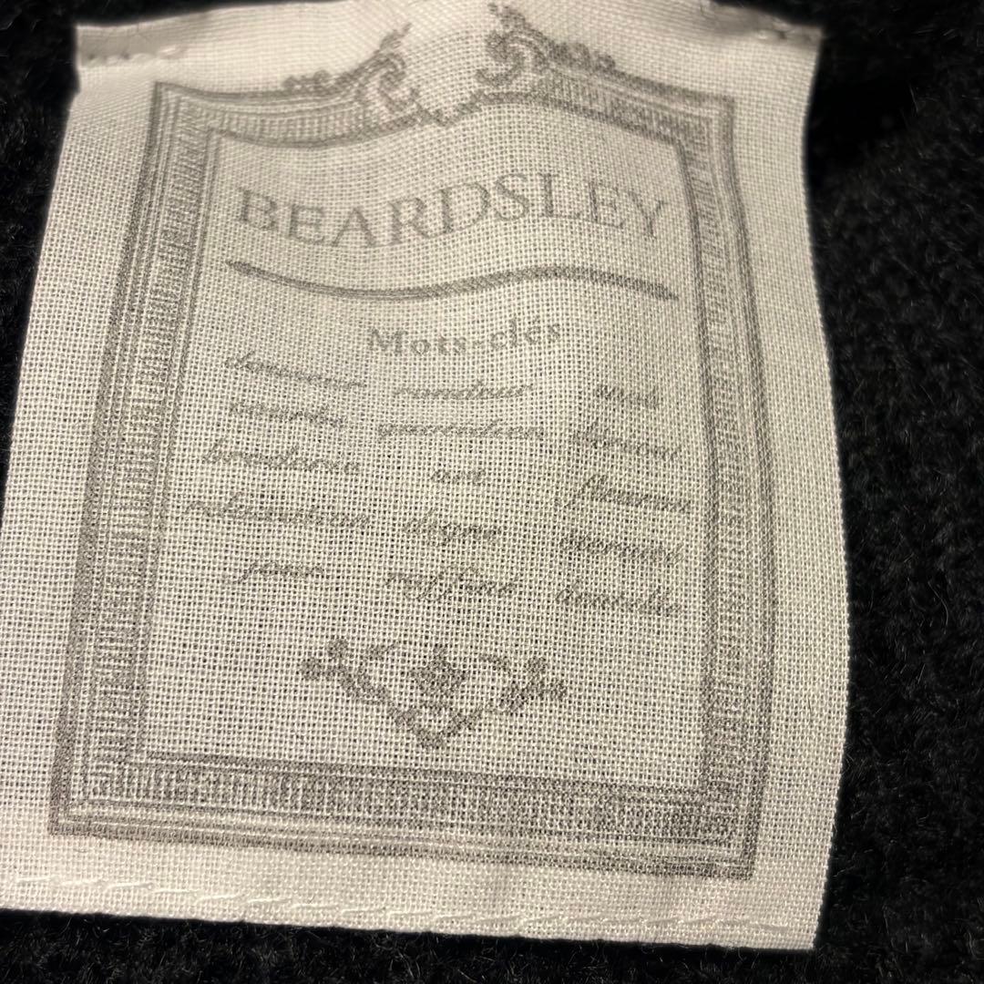 新品未使用 ビアズリー 25AW オーナメントフリルニット ブラック