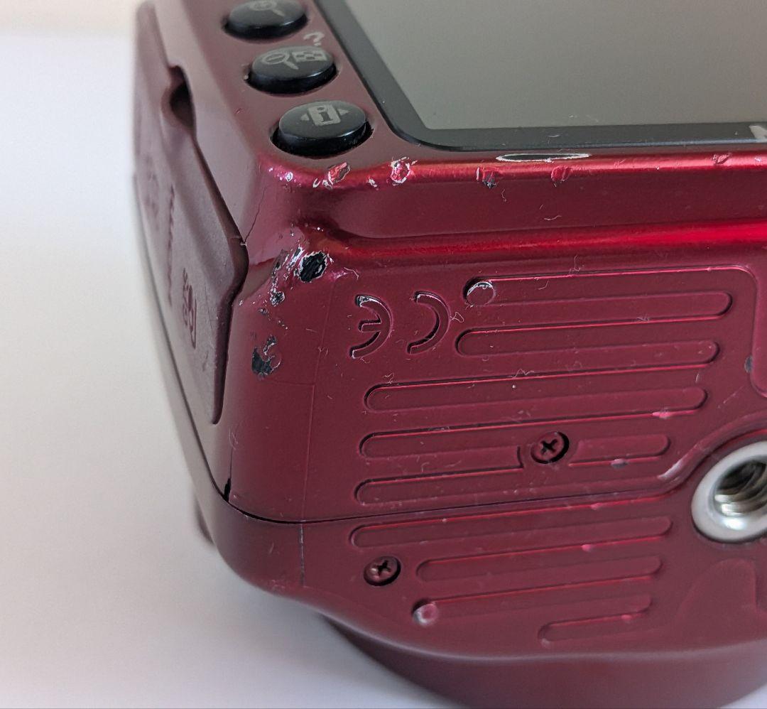 【訳あり大特価】Nikon D3200 レッド 本体と付属品