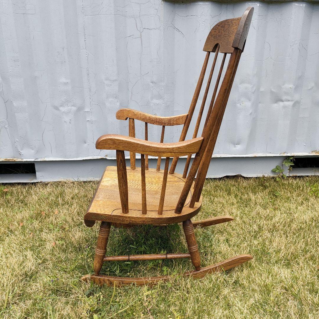 飛騨産業 ロッキングチェア キツツキマーク　アンティーク　ビンテージ　椅子