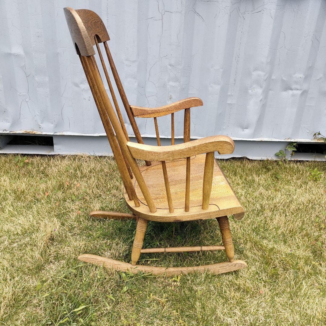 飛騨産業 ロッキングチェア キツツキマーク　アンティーク　ビンテージ　椅子
