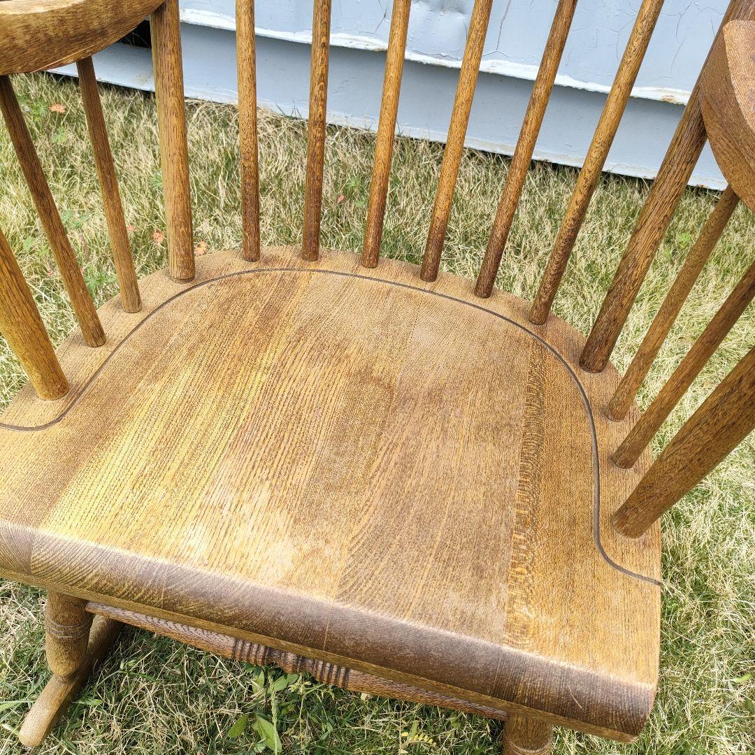 飛騨産業 ロッキングチェア キツツキマーク　アンティーク　ビンテージ　椅子