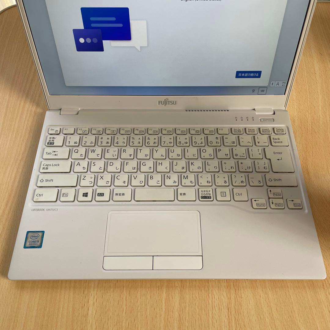 Windowsノート本体 FUJITSU LIFEBOOK UH75/C3 FMVU75DUV1