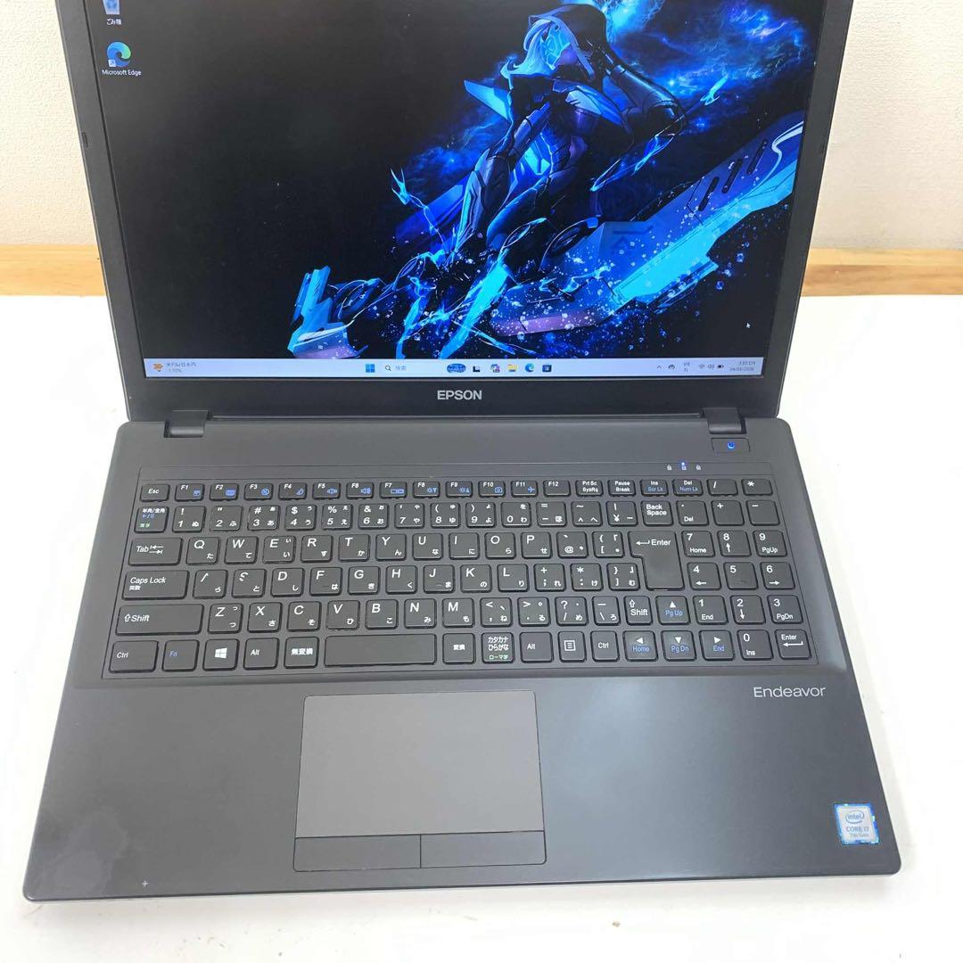 Windowsノート本体 #887 Epson NJ6100E i7-7700U 16GB GTX1050