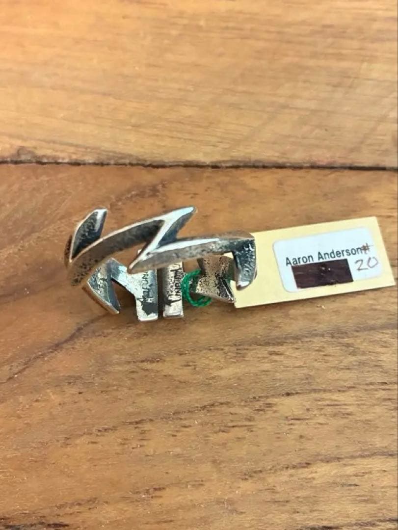 アーロンアンダーソン　ライトニング　リング　ナバホ　インディアンジュエリー20号