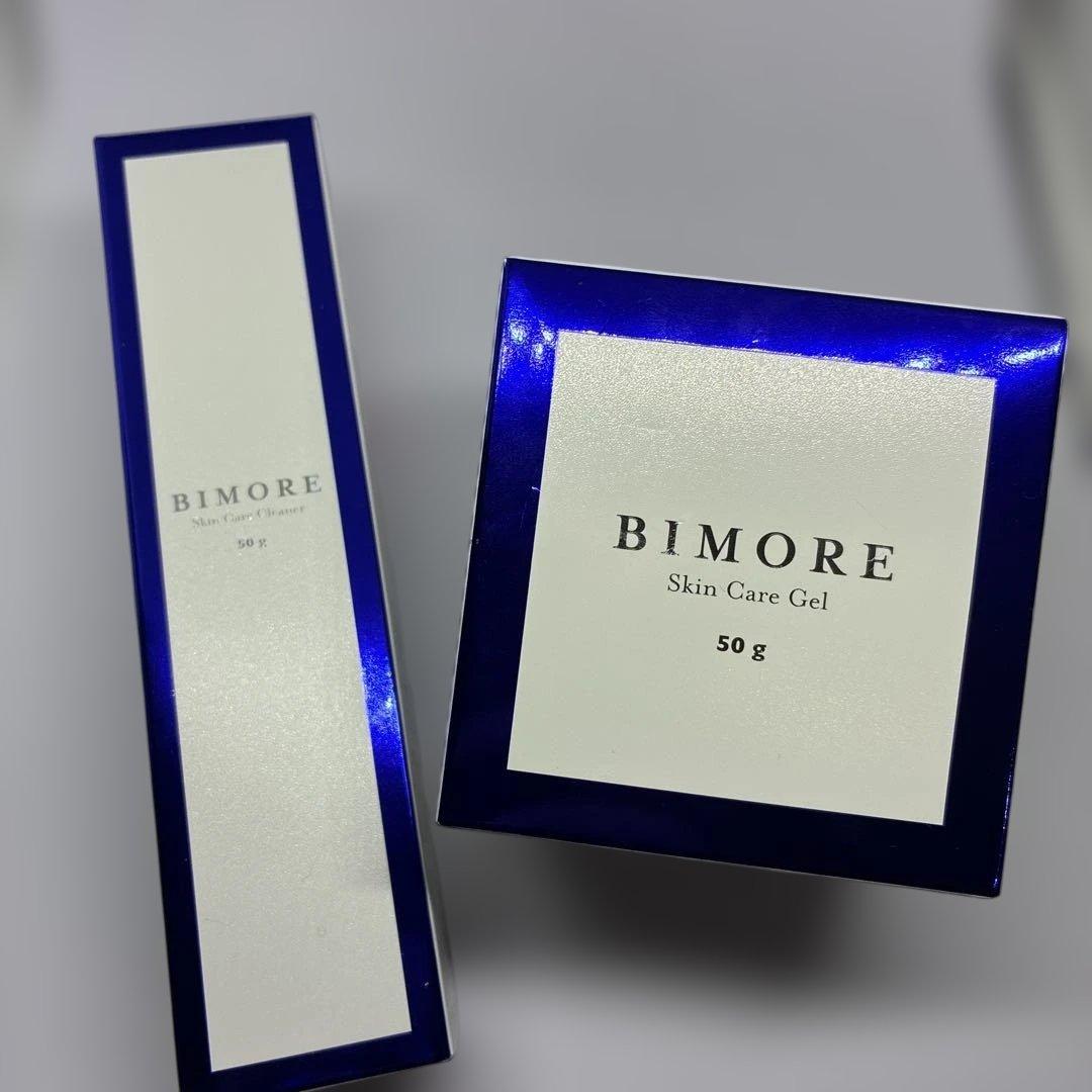 ビモア　スキンケアジェル（ジェル状美容液）　スキンクリーナー（洗顔料）　2セット