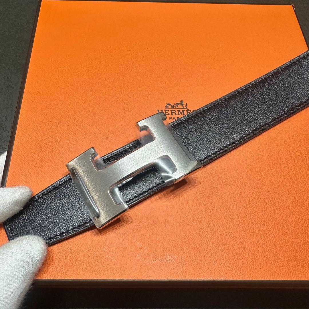 【新品】HERMES コンスタンス ベルト 90cm NOIR\CHOCOLAT