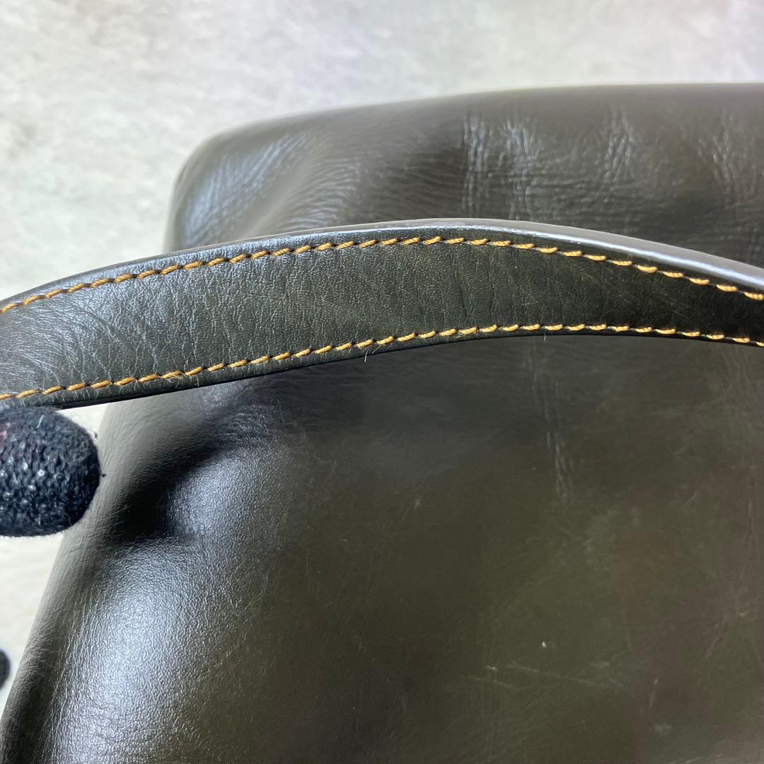 マザーハウス✨コハダ M A4可 オリーブ 牛革 レザー トートバッグ 肩掛け