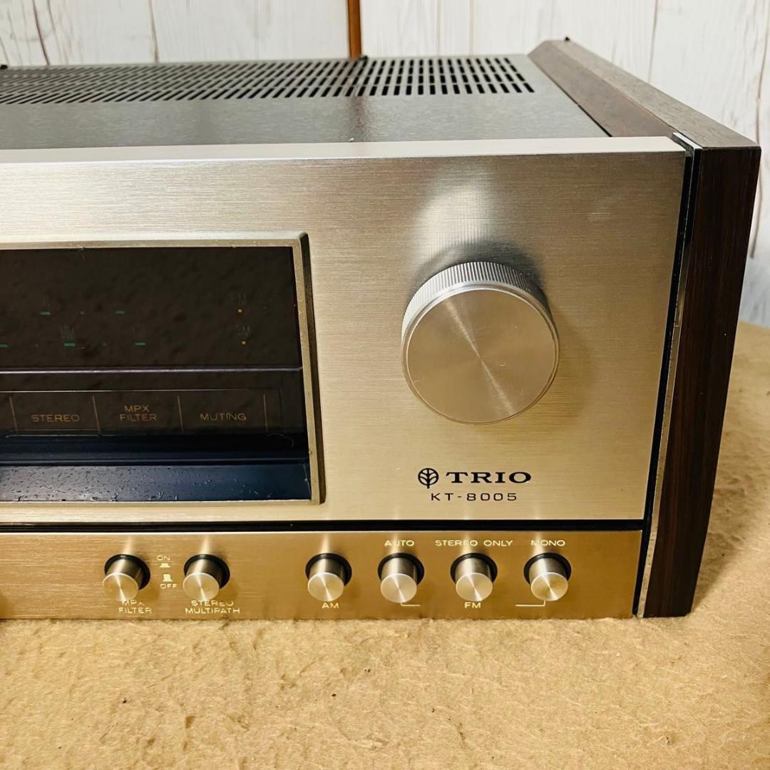 【希少 美品】TRIO AM/FMステレオチューナー KT-8005 動作品