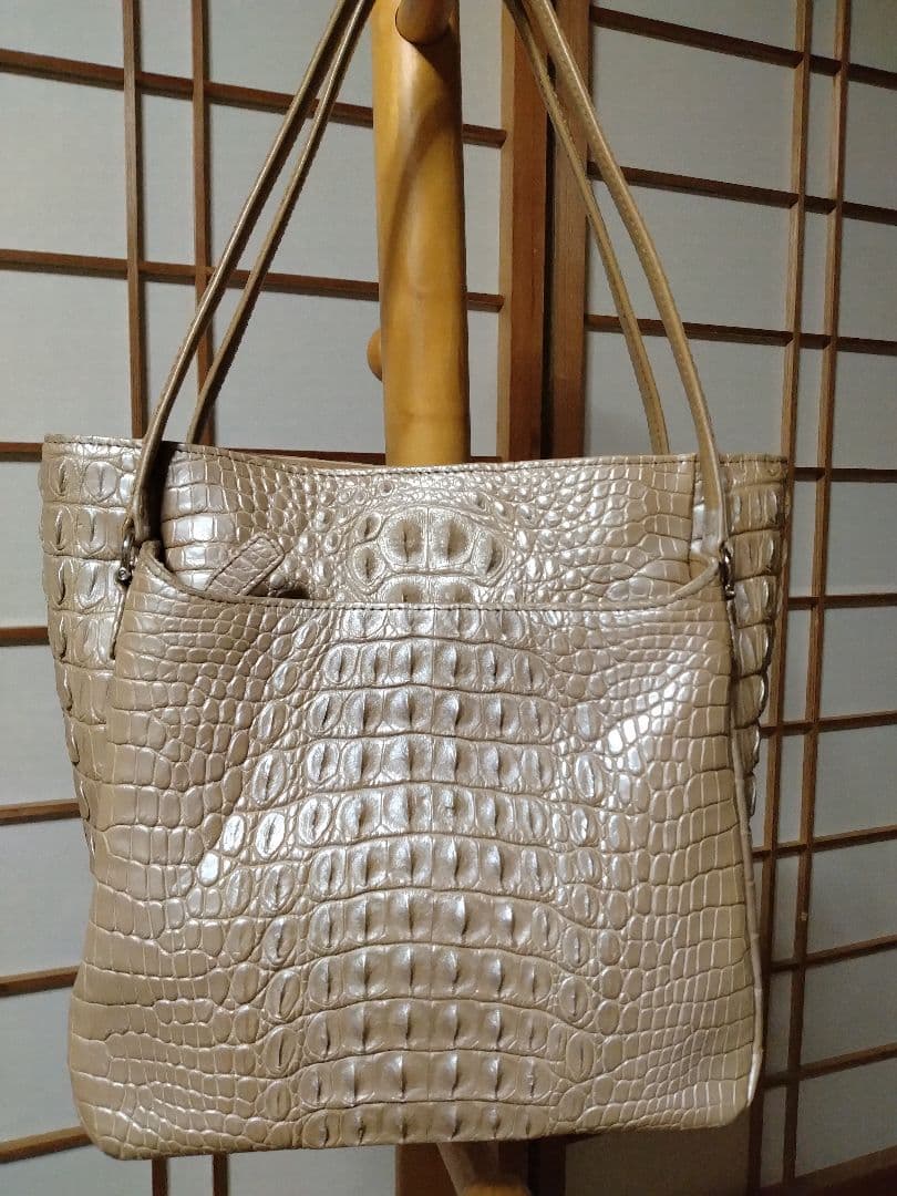 クロコダイル　ハンドバック　肩掛け　希少