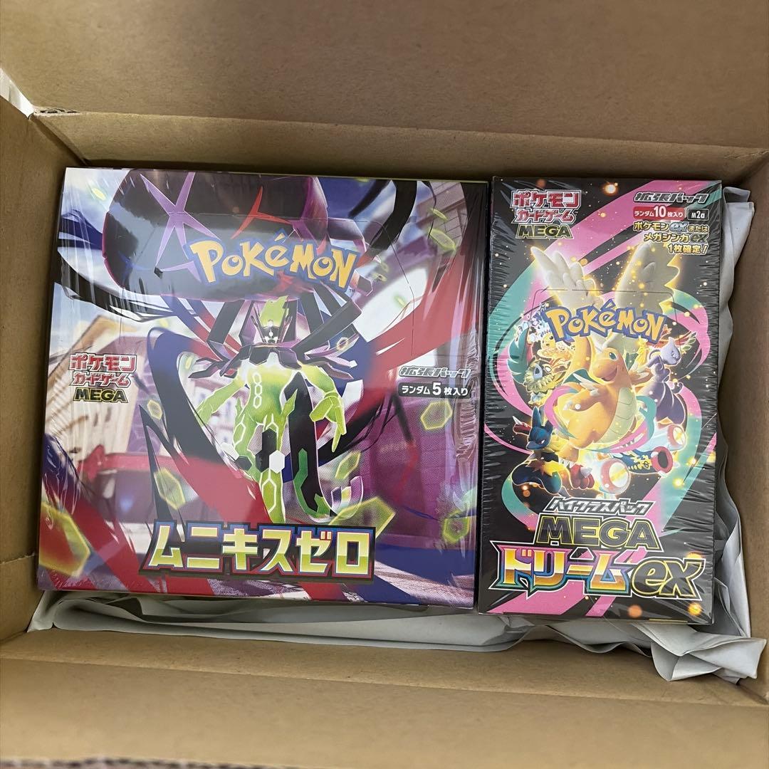 ポケモンカード　ムニキスゼロ　MEGAドリームex BOX シュリンク付き