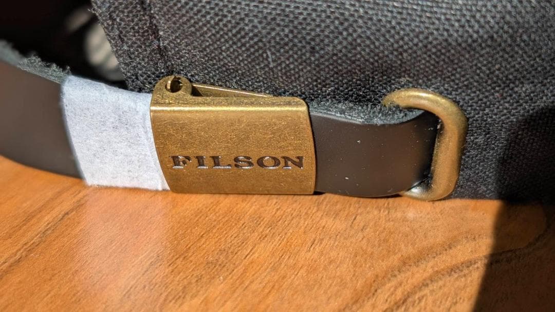 帽子 FILSON Oil Tin Low-Profile Cap (Black)