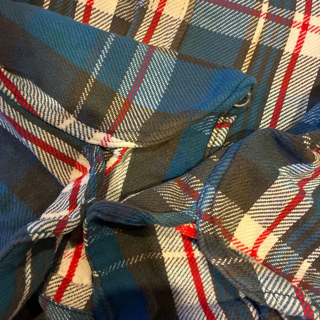 カ*ス様 Vintage 60's BRENT ネルシャツ マチ付き