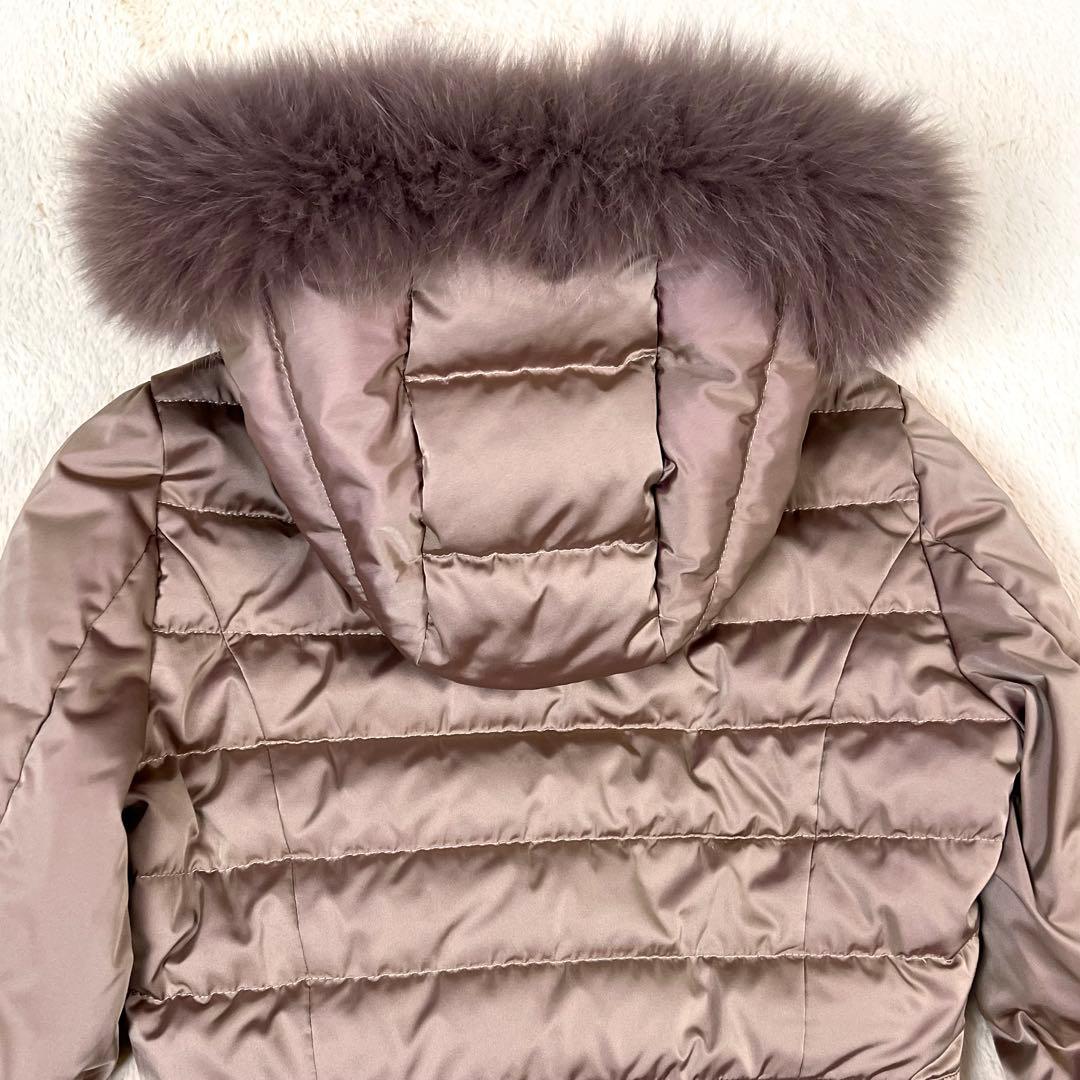 『美品』+MiNi ピュウミニ　ダウンジャケット イタリア　ピンクベージュ　42