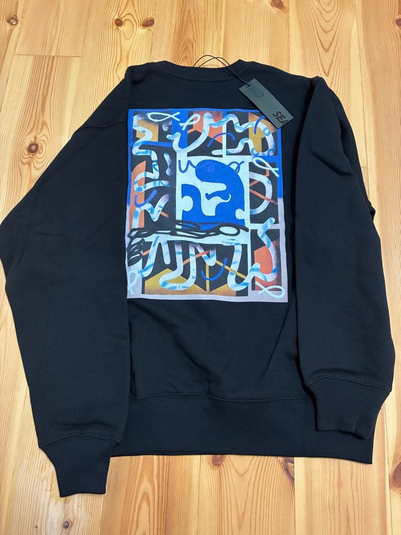 WIND AND SEA × KEEENUEブラック スウェット Mサイズ