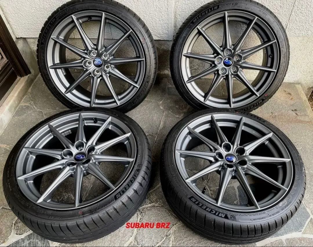 スバル zd8純正スポーク ホイールセット ミシュランタイヤ