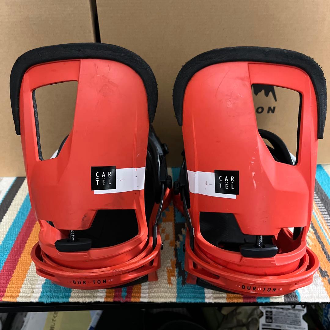 最終価格BURTON CARTEL スノーボードビンディング レッド/ブラック