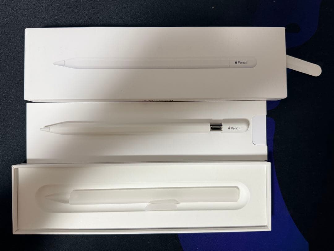 【美品・ケース付】Apple Pencil USB-C（アップル純正）