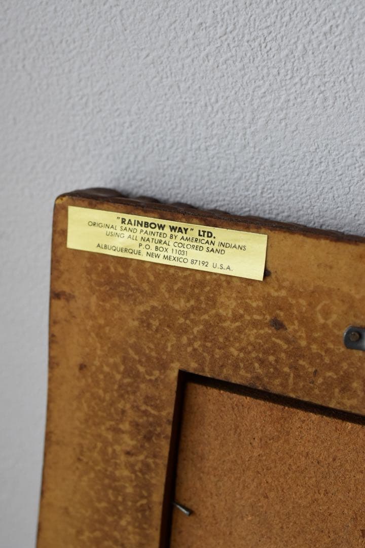 ナバホ　サンドアート　ビンテージアート　先住民　インディアン