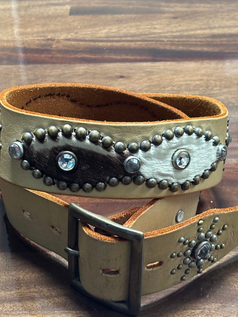 HTC レザーベルト ハラコ