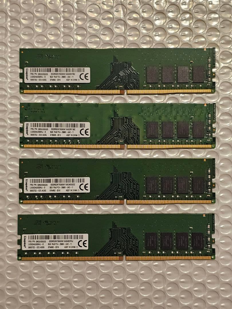<動作確認済み>DDR4 8GB×4枚 32GB ki02