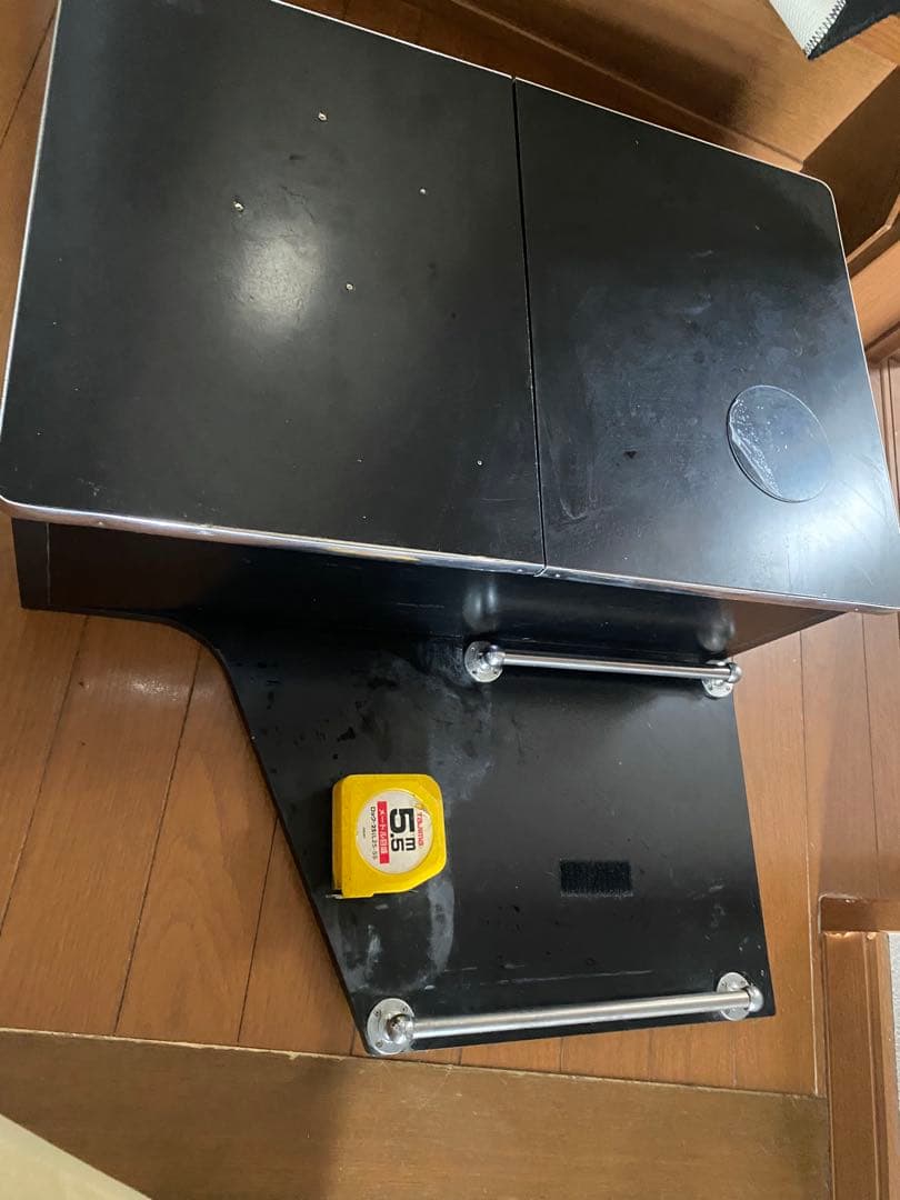 ブラック ストレージボックス 2コンパートメント