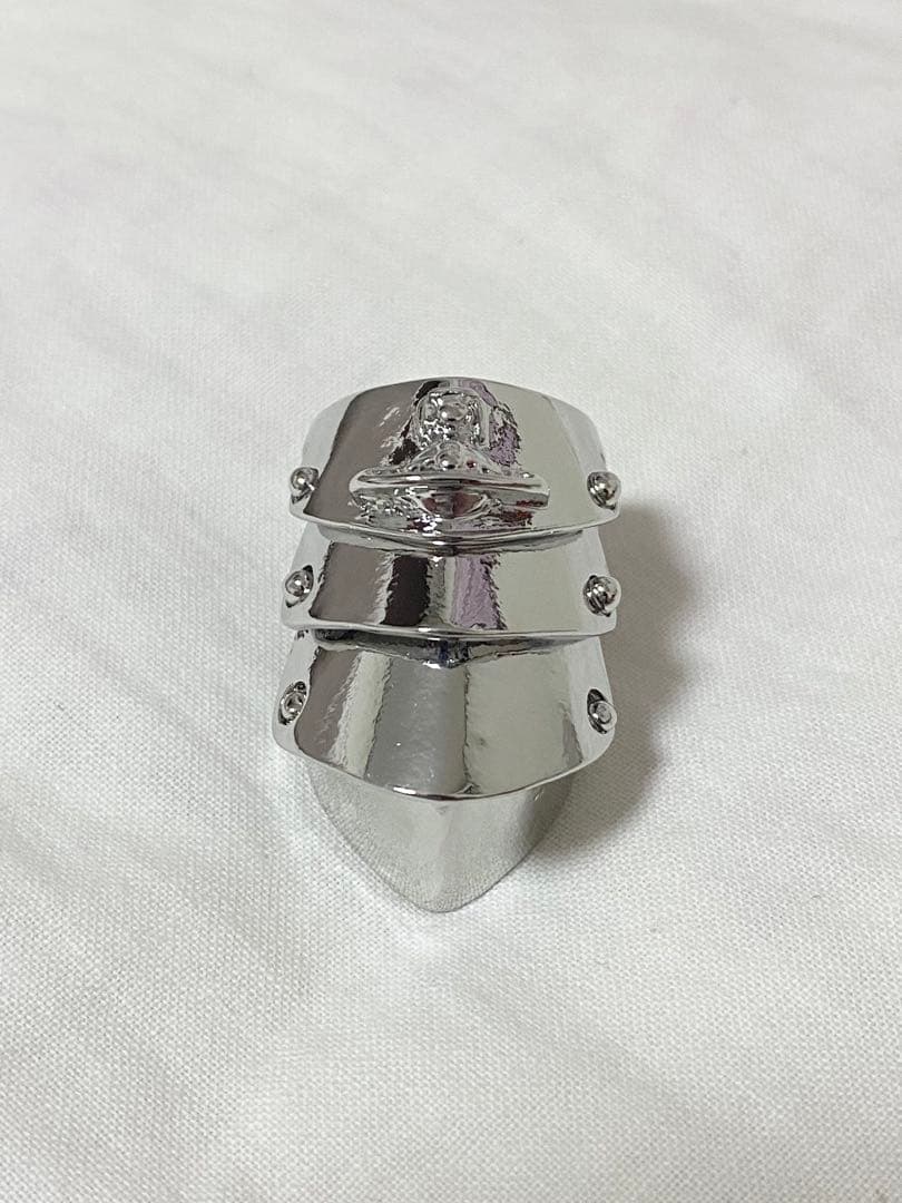 新品　Vivienne Westwood アーマーリング シルバー L モチーフ