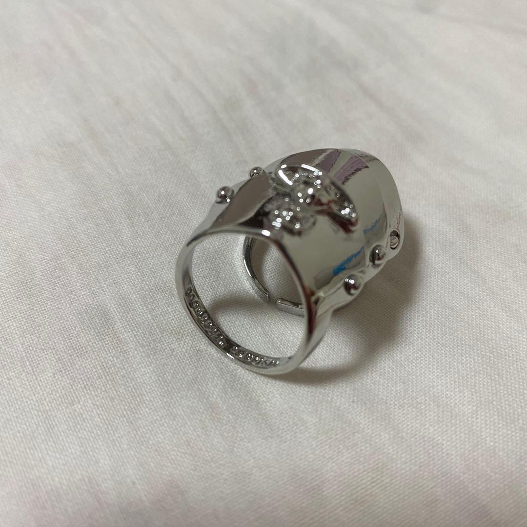 新品　Vivienne Westwood アーマーリング シルバー L モチーフ