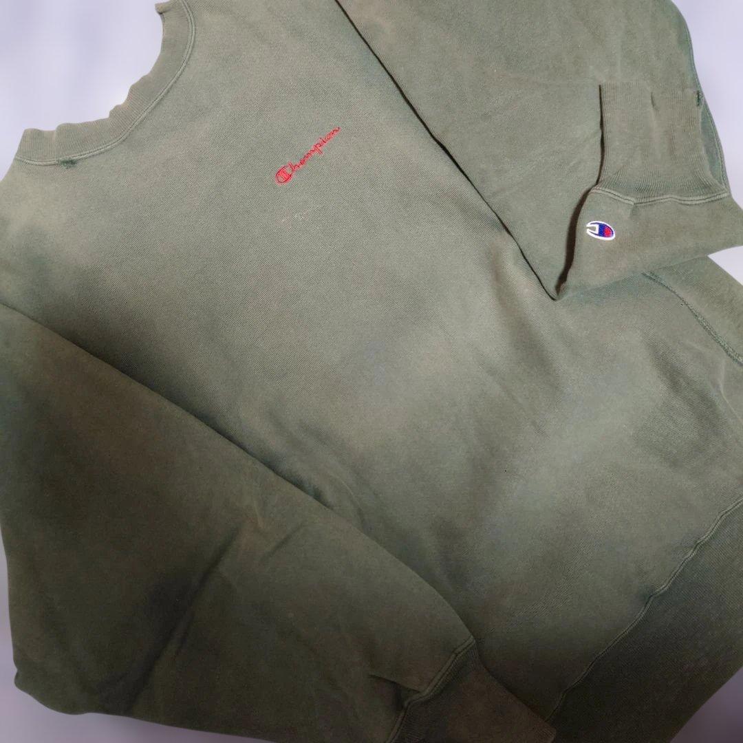 チャンピオン リバースウィーブ 90s アメリカ製 スウェット グリーン XL