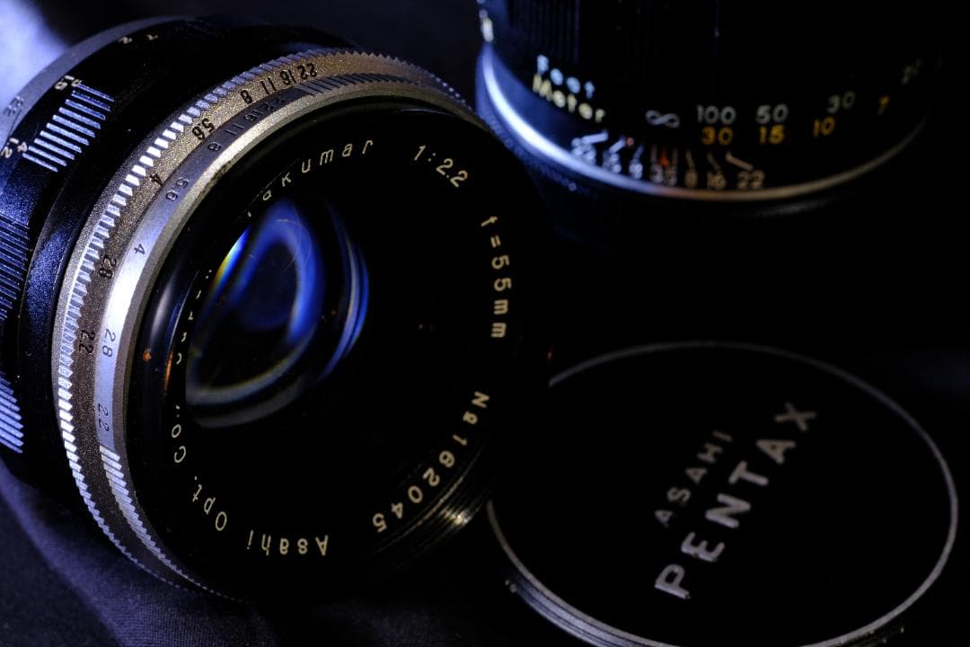 【世界稀少】無印Takumar 55mm F2.2【5群5枚】+135/3.5