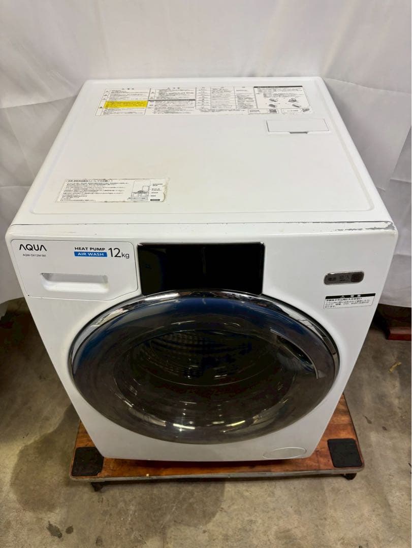 AQUAドラム式洗濯機 AQW-DX12M 2022年製 洗濯12kg乾燥6kg