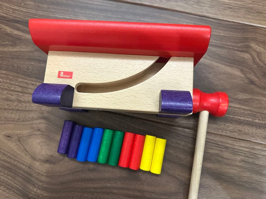 大工さん ニック社木製 知育玩具 ハンマートイ