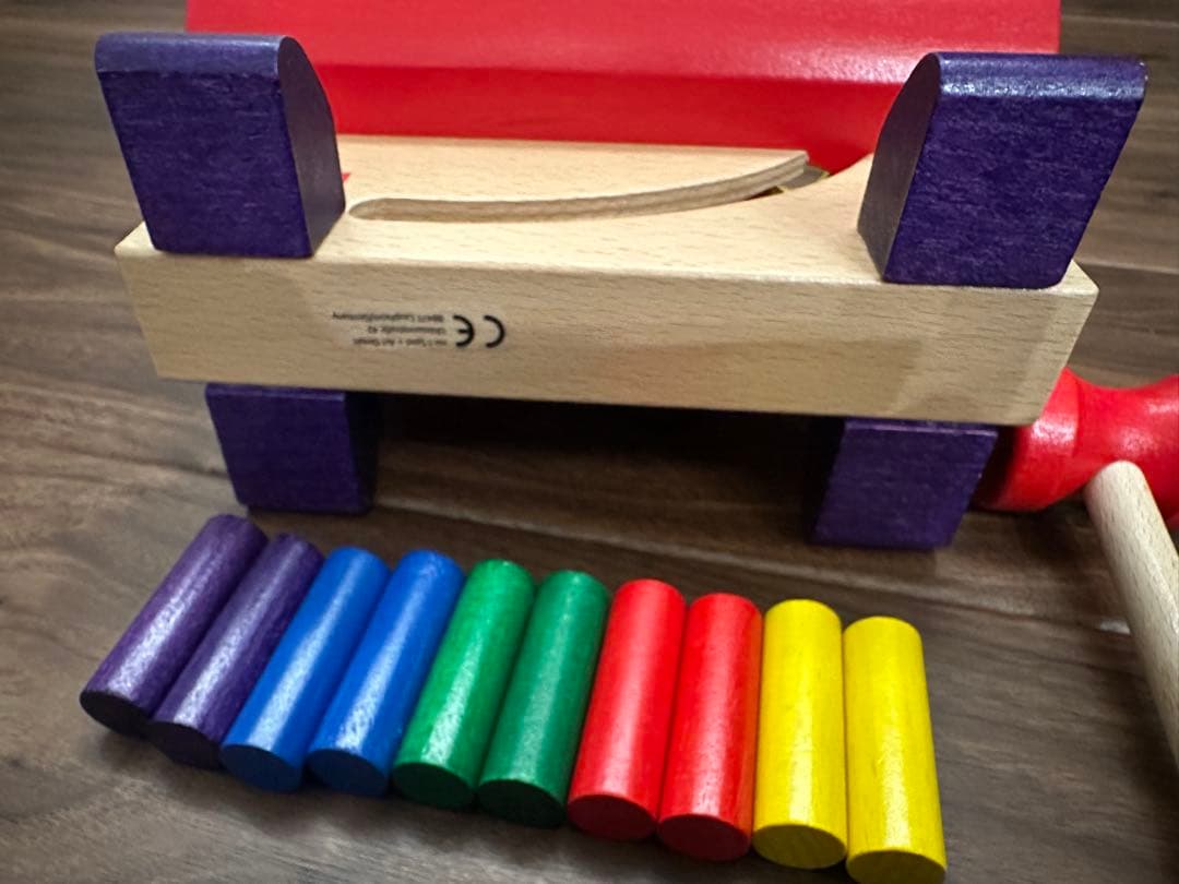 大工さん ニック社木製 知育玩具 ハンマートイ