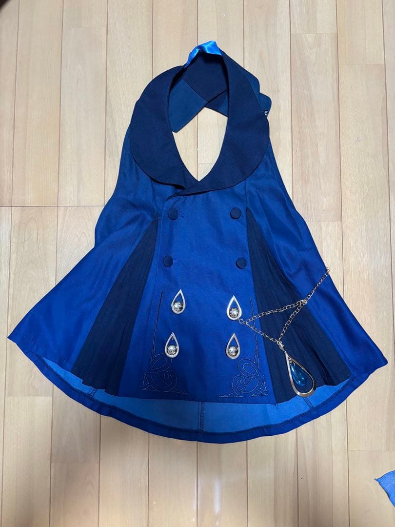 三分妄想製　黒フリーナコスプレ衣装　Lサイズ