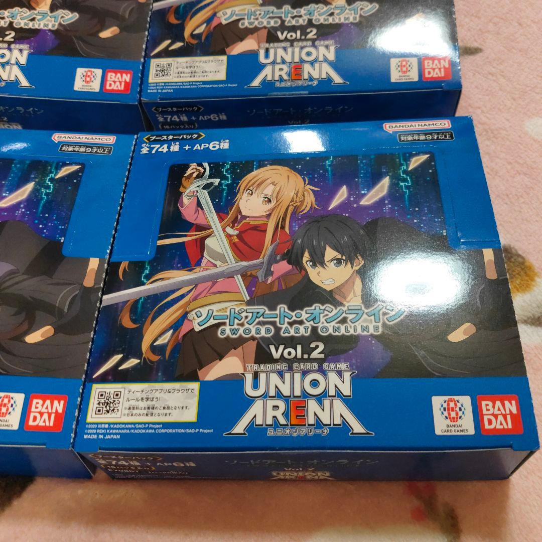 ソードアート・オンライン UNION ARENA Vol.2 4個セット
