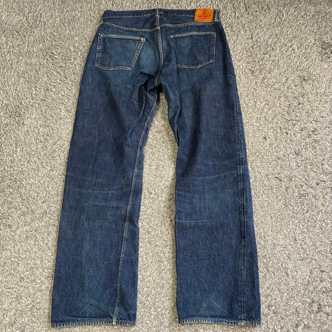 【希少サイズ】WAREHOUSE 1000XX DSB セルビッチデニム W40