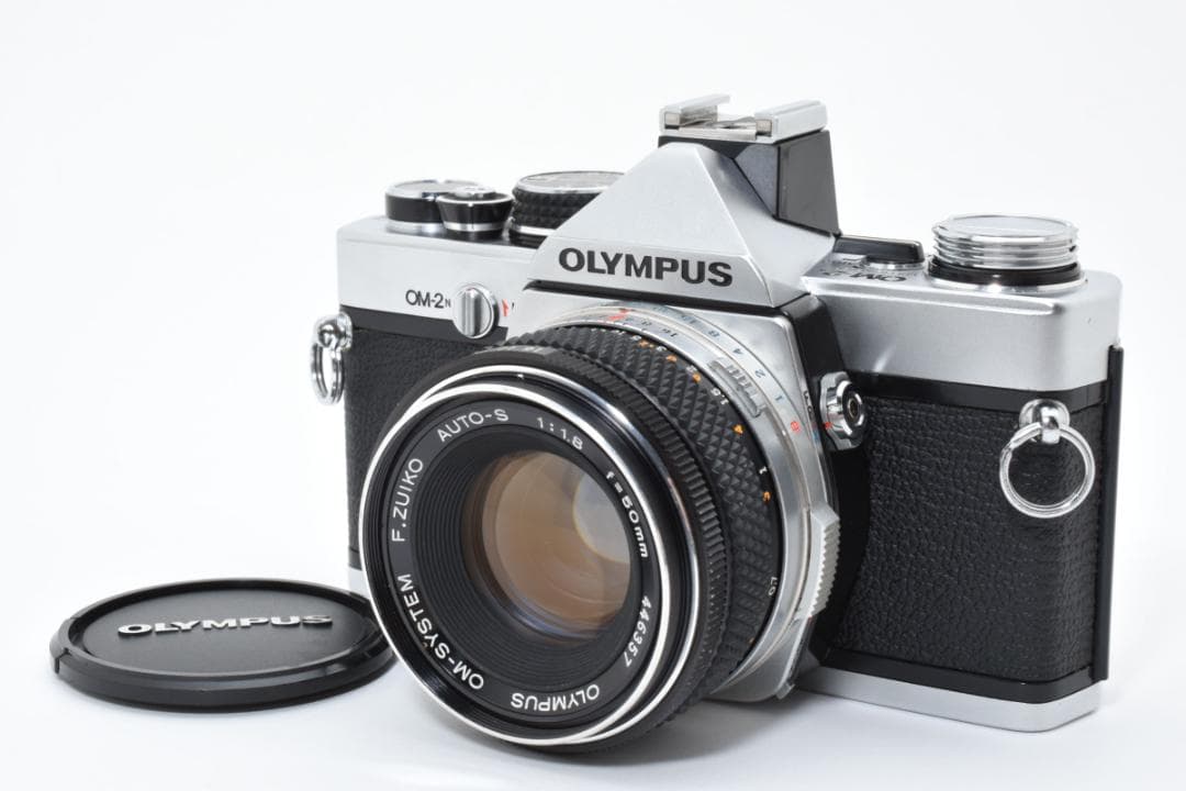 超美品　OM-2N シルバー 50mm f1.8 モルト新品交換済　M863